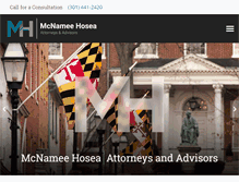 Tablet Screenshot of mhlawyers.com